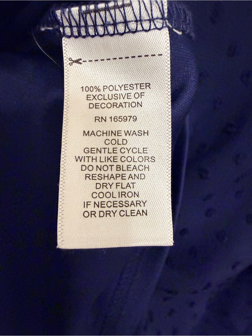 Spense XL Navy Swiss Dot Ruffle Flutter Sleeve Blouse Business Casual Office - Picture 10 of 10